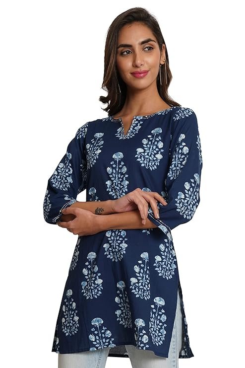 Fashions Jaipuri Cotton Printed Short Kurti for Women